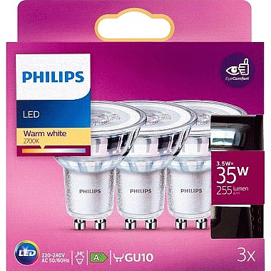 Morrisons light bulbs gu10 clearance
