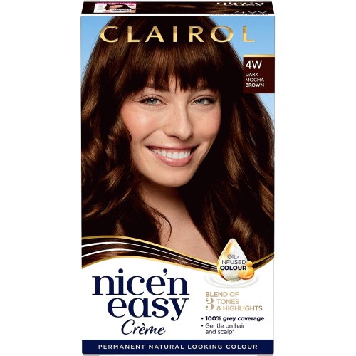 Nice 'N Easy Permanent Colour Natural Dark Caramel Brown (120B) Hair Dye  (4w) - Compare Prices & Where To Buy 