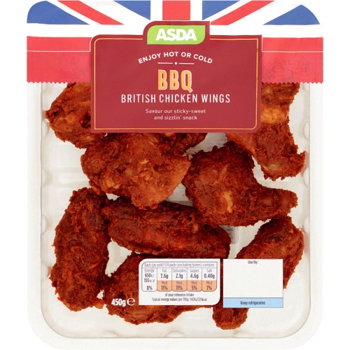 ASDA BBQ Chicken Wings (450g) Compare Prices & Where To Buy Trolley