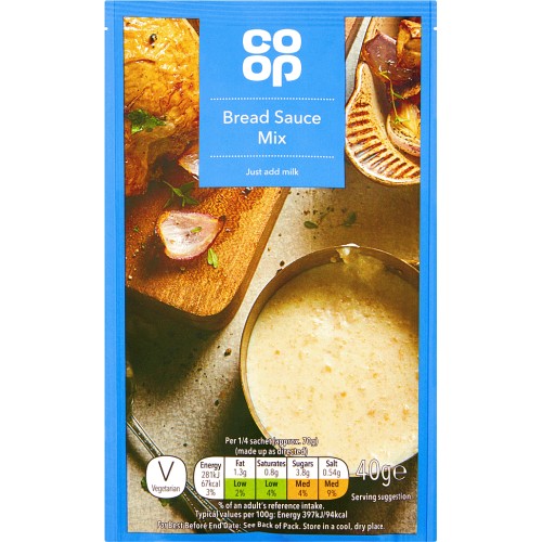Co Op Bread Sauce Mix (40g) Compare Prices & Where To Buy Trolley.co.uk