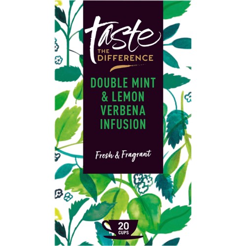 Sainsbury's Double Mint & Lemon Verbena Infusion Tea Bags Taste the Difference