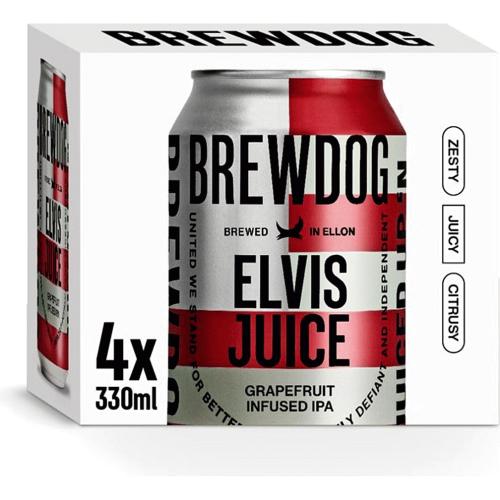 BrewDog Elvis Juice (4 x 330ml) Compare Prices & Where To Buy