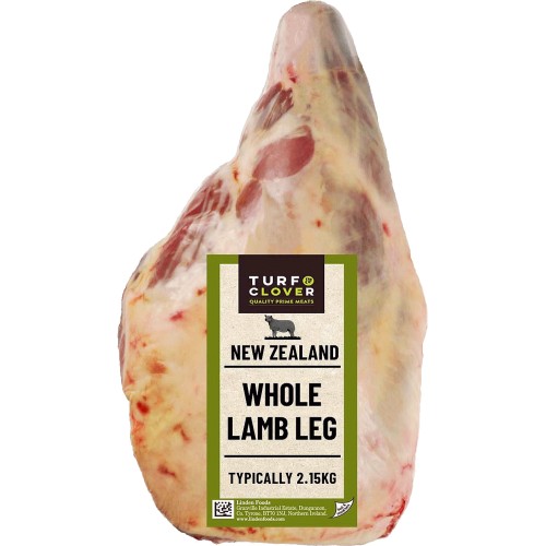 Turf & Clover Whole Lamb Leg Typically (2150g) Compare Prices