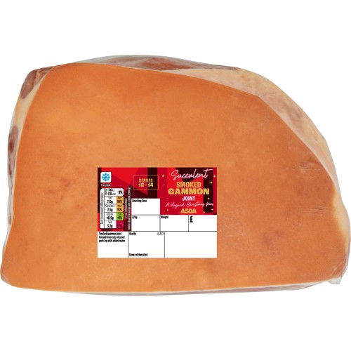 ASDA Butcher's Selection Smoked Boneless Gammon Joint (Typically 4.5kg) Per Kg Compare Prices