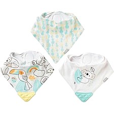 Best Nuby Muslin Teether Bib 2026 Buy Nuby Muslin Bandana Bib With Teething Corner Girl 2 Pack Online At Chemist Warehouse