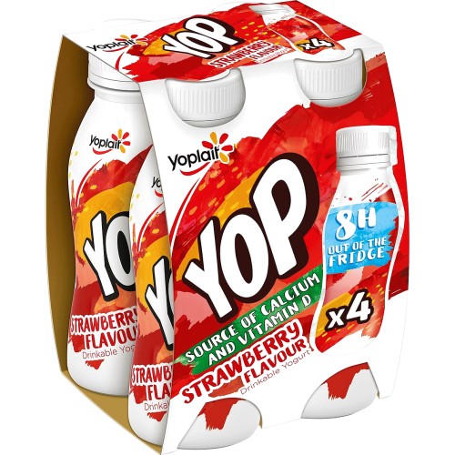 Yop Strawberry Flavour Yogurt Drinks