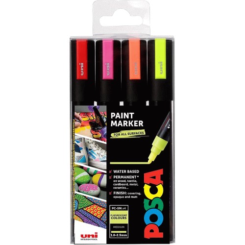 Posca PC-3M Fine White Paint Marker