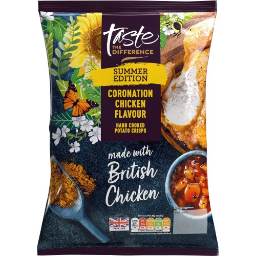 Sainsbury's Coronation Chicken Flavour Hand Cooked Potato Crisps Taste