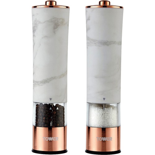 Tower Cavaletto Electric Duo Salt & Pepper Mill Set