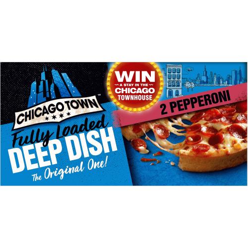 2 Deep Dish Pepperoni Pizzas