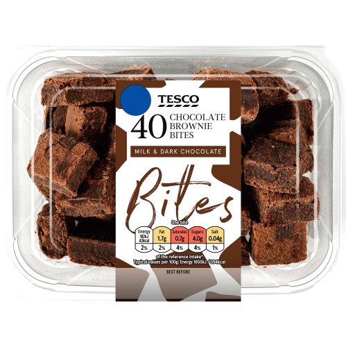 Tesco 40 Chocolate Brownie Bites - Compare Prices & Where To Buy