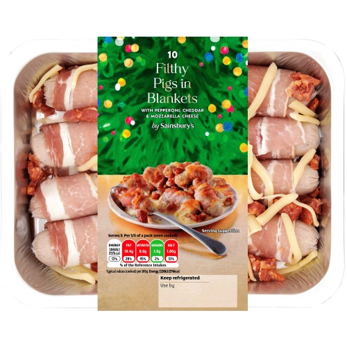 Sainsbury's Loaded Pigs In Blankets (328g) Compare Prices & Where To Buy Trolley.co.uk