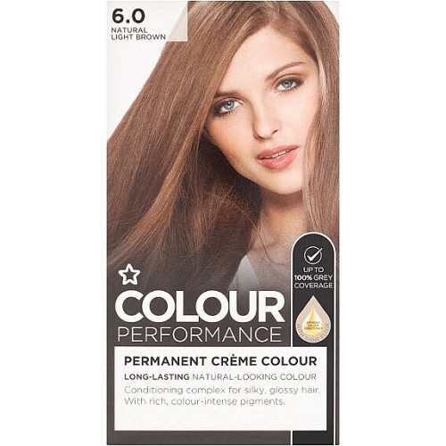 Superdrug Performance Permanent Hair Dye Light Brown 6.0 - Compare Prices &  Where To Buy - Trolley.co.uk