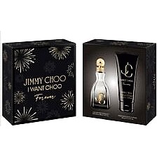 JIMMY CHOO I WANT CHOO FOREVER SET EAU DE PARFUM SPRAY+100ML BODY