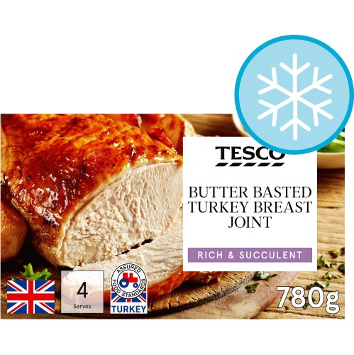 Tesco Butter Basted Frozen Turkey Breast Joint (780g)