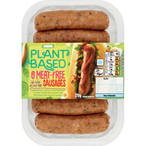 ASDA Plant Based MeatFree Sausages (270g) Compare Prices & Where To