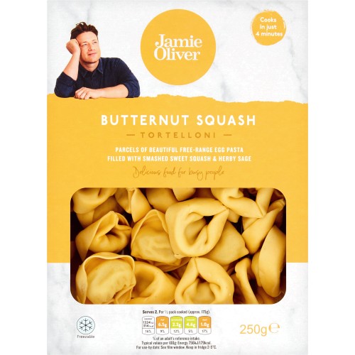 Jamie Oliver Butternut Squash Tortelloni (250g) - Compare Prices
