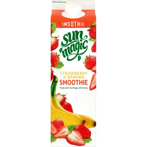 Sunmagic Strawberry & Banana Smoothie (1 Litre) Compare Prices