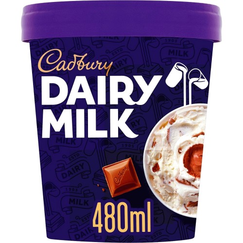 Dairy Milk Ice Cream Tub