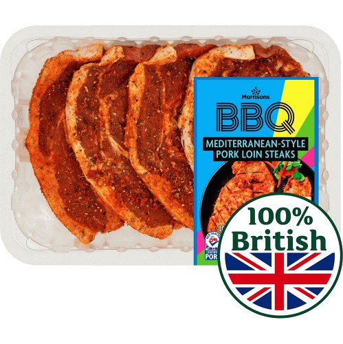 Morrisons Mediterranean Pork Loin Steaks (400g) Compare Prices