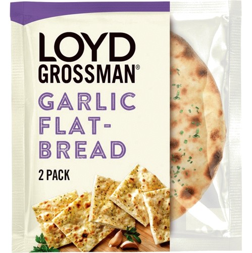 Loyd Grossman Garlic Flatbread (2 x 110g) Compare Prices & Where To
