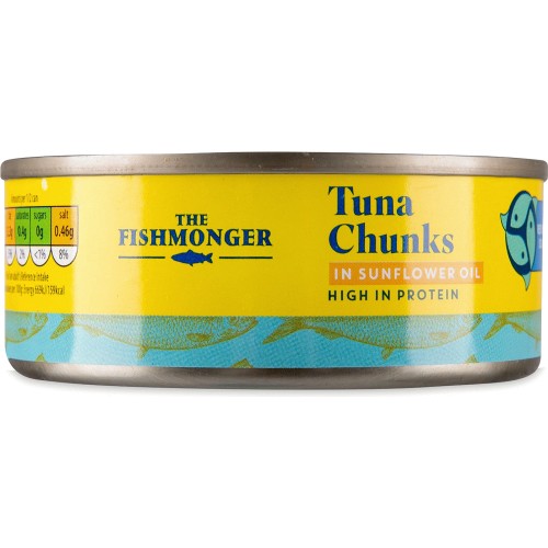 The Fishmonger Tuna Chunks In Sunflower Oil (102g Drained) Compare Prices & Where To Buy