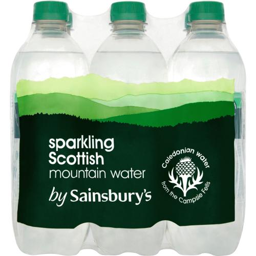 Sainsbury's Sparkling British Spring Water (6 x 500ml) Compare Prices