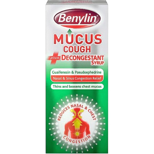 Mucus Cough Plus Decongestant Cough Syrup