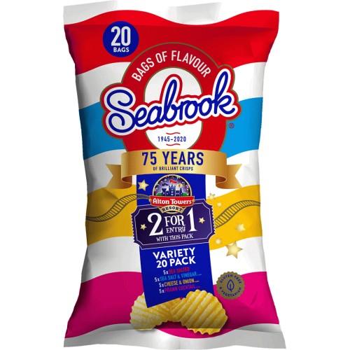 Seabrook Variety (20 x 25g) Compare Prices & Where To Buy Trolley.co.uk