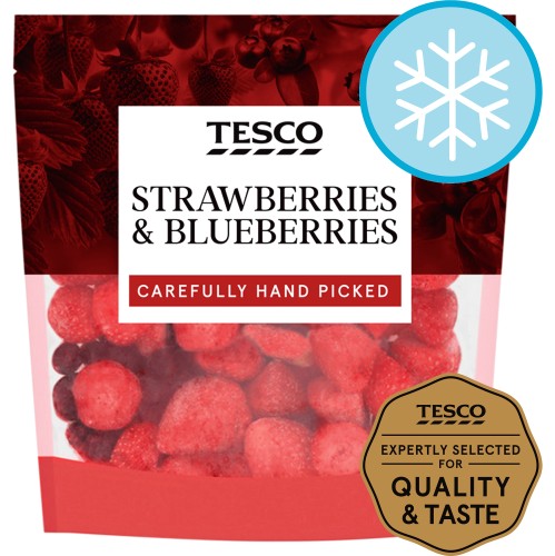 Tesco Frozen Strawberry & Blueberry