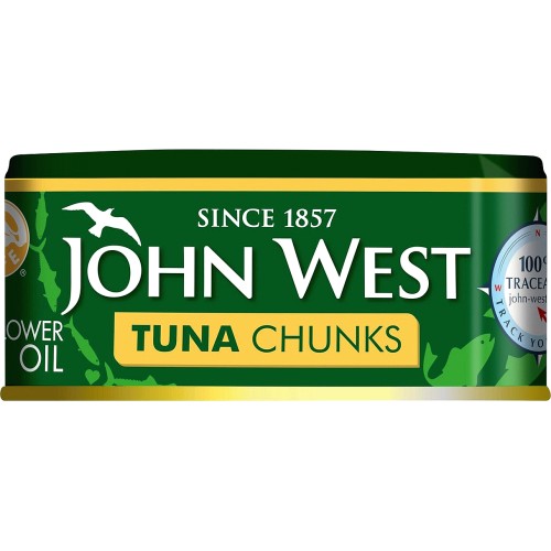 John West Tuna Chunks in Sunflower Oil (4 x 145g) Compare Prices