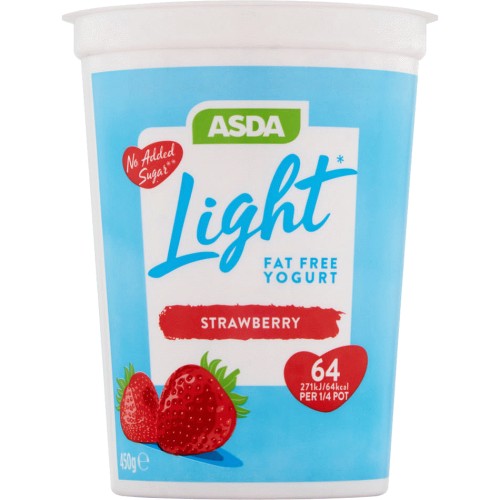 Light Fat Free Strawberry Yogurt