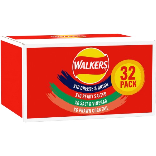 Walkers Classic Variety Crisps Box (32 x 25g) Compare Prices & Where To Buy Trolley.co.uk