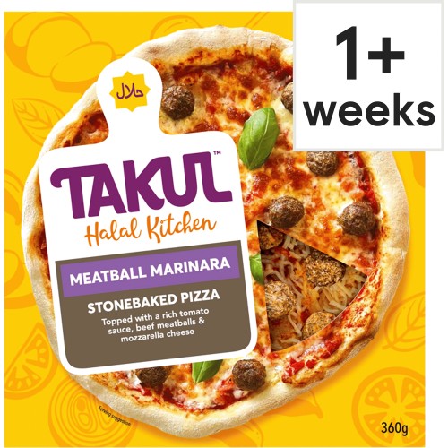 Takul Halal Meatball Marinara Pizza Compare Prices & Where To Buy