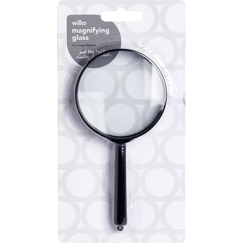 Wilko Magnification Magnifying Glass 2 Compare Prices Where To Buy Trolley