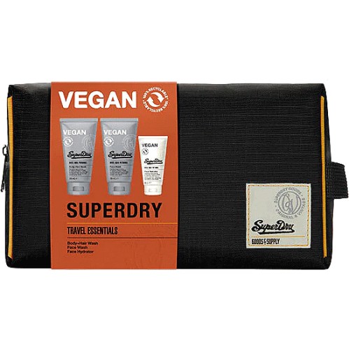 superdry original & vintage travel essentials washbag