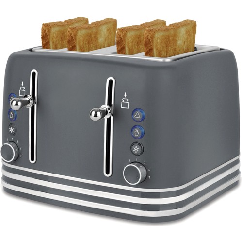 Tesco Jo4ttg22 Janco Grey 4 Slice Toaster Compare Prices Where