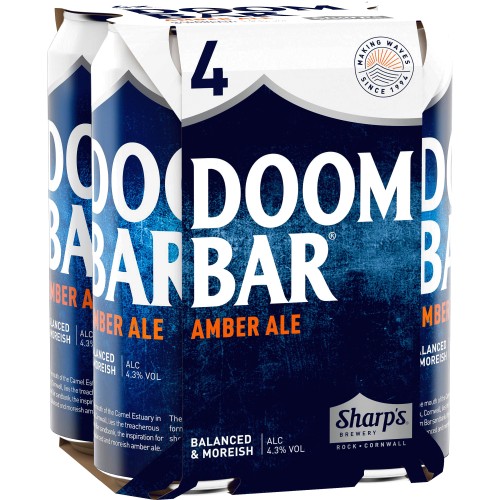 Sharp's Doom Bar Exceptional Amber Ale (4 x 500ml)