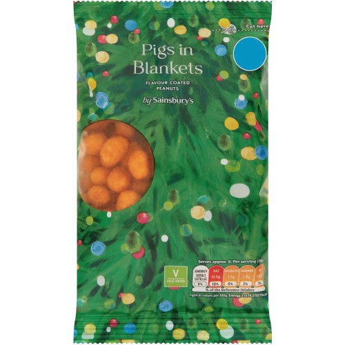 Sainsbury's Pigs in Blankets Flavour Coated Peanuts (200g) Compare Prices & Where To Buy