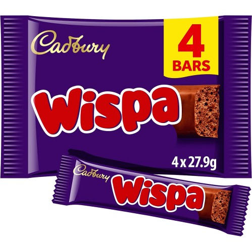 Cadbury Wispa Chocolate Bar 36g (Pack of 12)