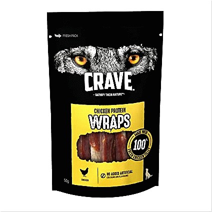 Crave Chicken Wrap Adult Dog Treat (50g)