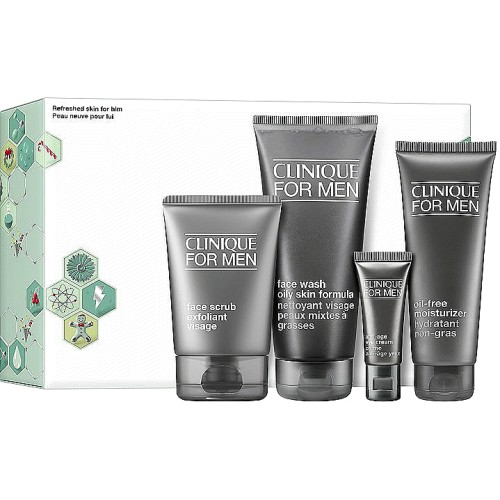 Clinique For Men Great Skin Essentials Skincare Gift Set For Oily Skin