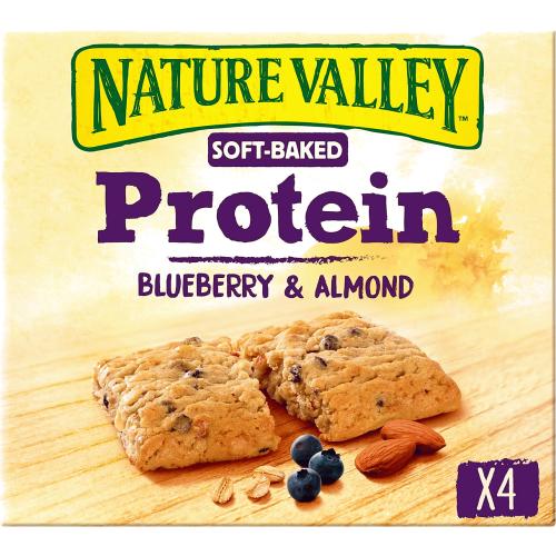 Nature Valley SoftBaked Protein Blueberry & Almond (4 x 38g) Compare