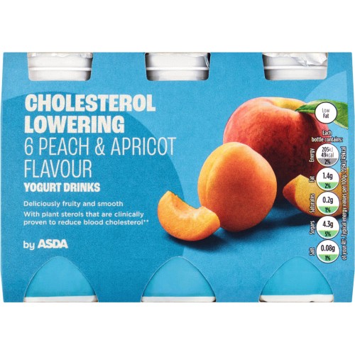 Cholesterol Lowering Peach & Apricot Yogurt Drinks