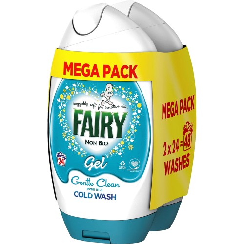 Fairy Non Bio Washing Liquid for Sensitive Skin 70 Washes (2.45 Litre