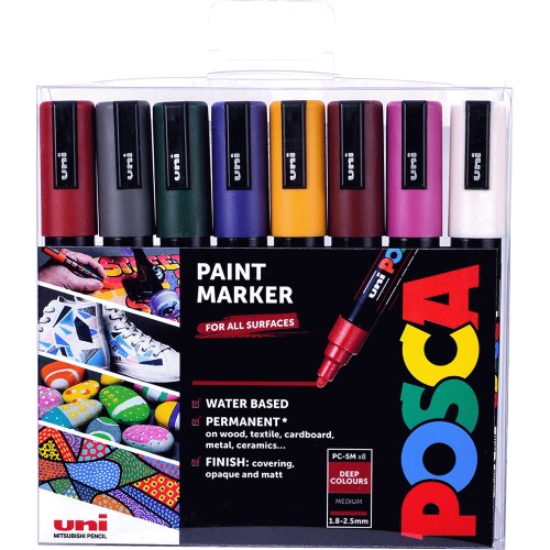 Posca PC-3M Fine White Paint Marker