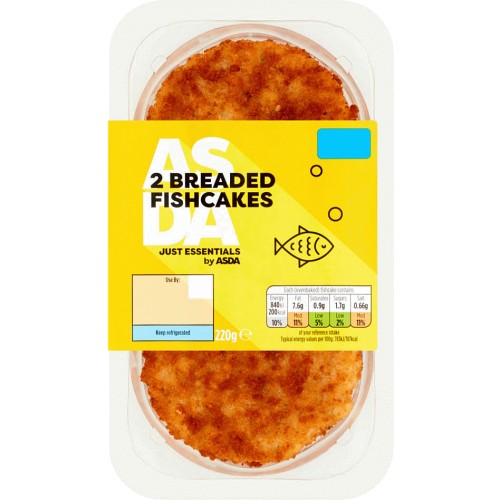 JUST ESSENTIALS by ASDA 2 Breaded Fishcakes (220g) Compare Prices