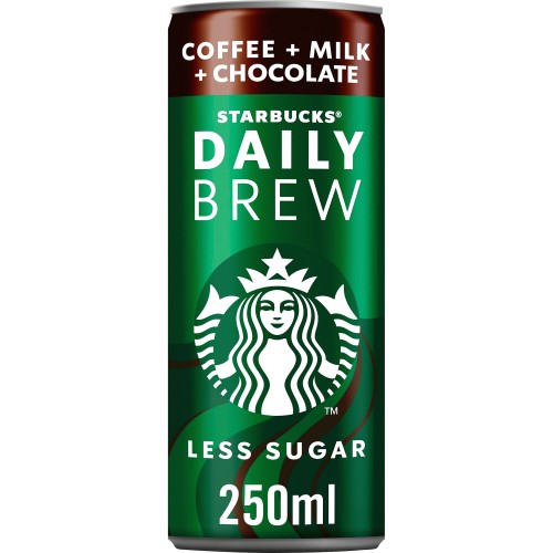 Starbucks Daily Brew Coffee with Milk + Chocolate Flavour (250ml