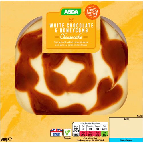 ASDA Limited Edition White Chocolate & Cheesecake (500g