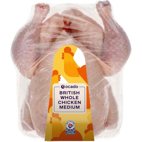 British Whole Chicken Medium Typically: